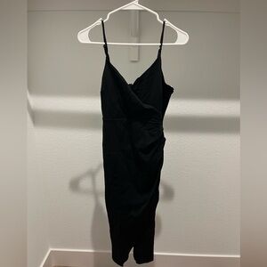 Lulus All This Appeal Black Bodycon Midi Dress - Medium
